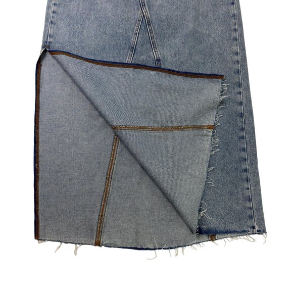 NWOT Denim Maxi Skirt - Blue - Picture 6 of 13